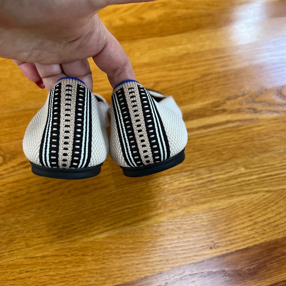 Rothy’s The Tuxedo Square Toe Color-Block Flat - image 4